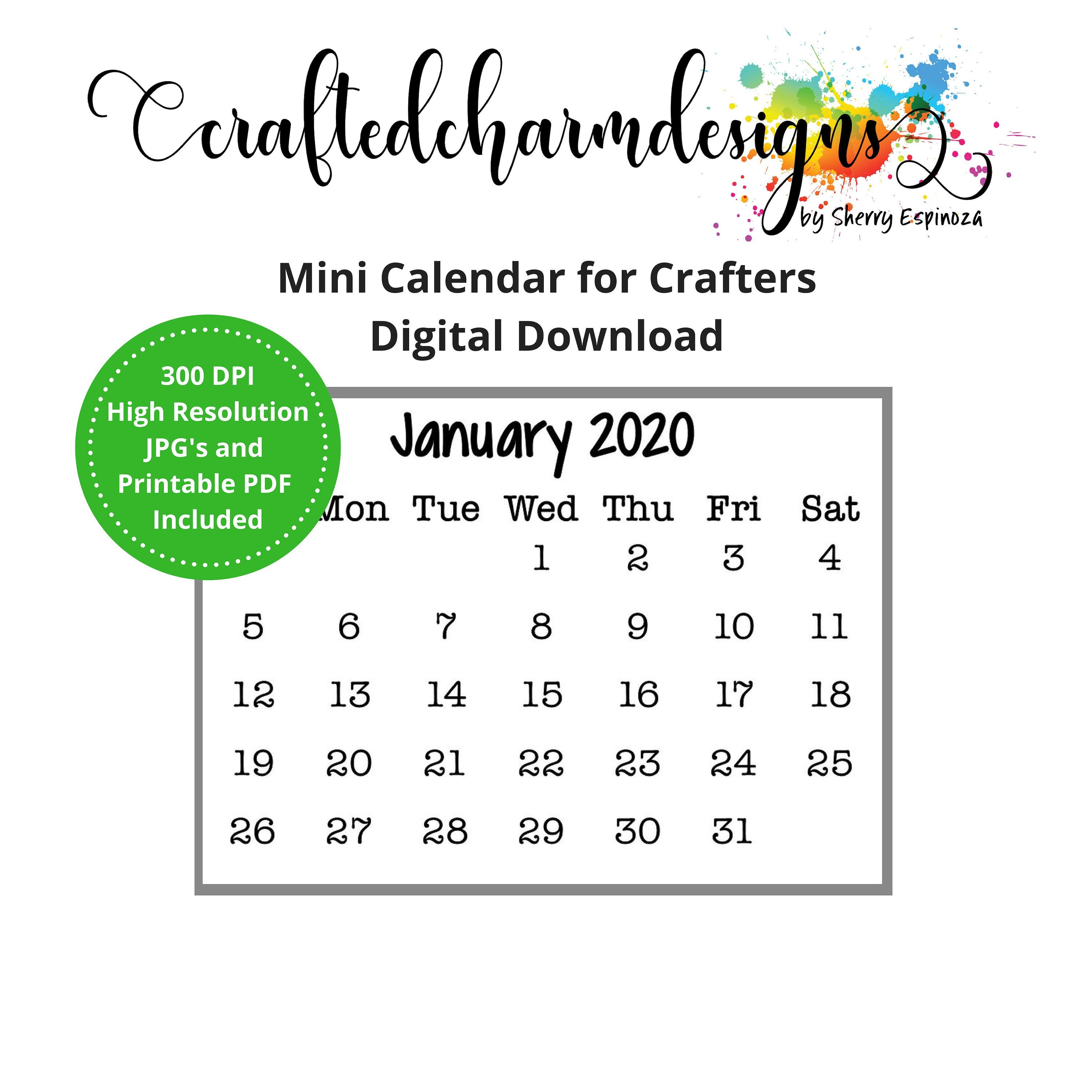 2020 Mini Calendar Electronic Obtain Printable Mini Calendar Printable PDF Journaling Calendar Tiny Calendar Grace photograph about Printable Mini Calendar titled 2020 Mini Calendar Electronic Down load Printable Mini Calendar Printable PDF Journaling Calendar Minor Calendar Grace