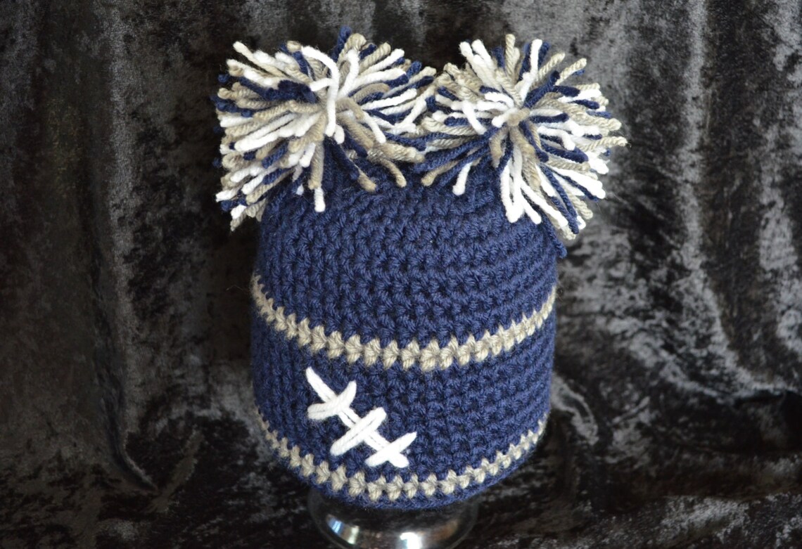 Professional Football Fan Beanie Baby Football Beanie Child Etsy