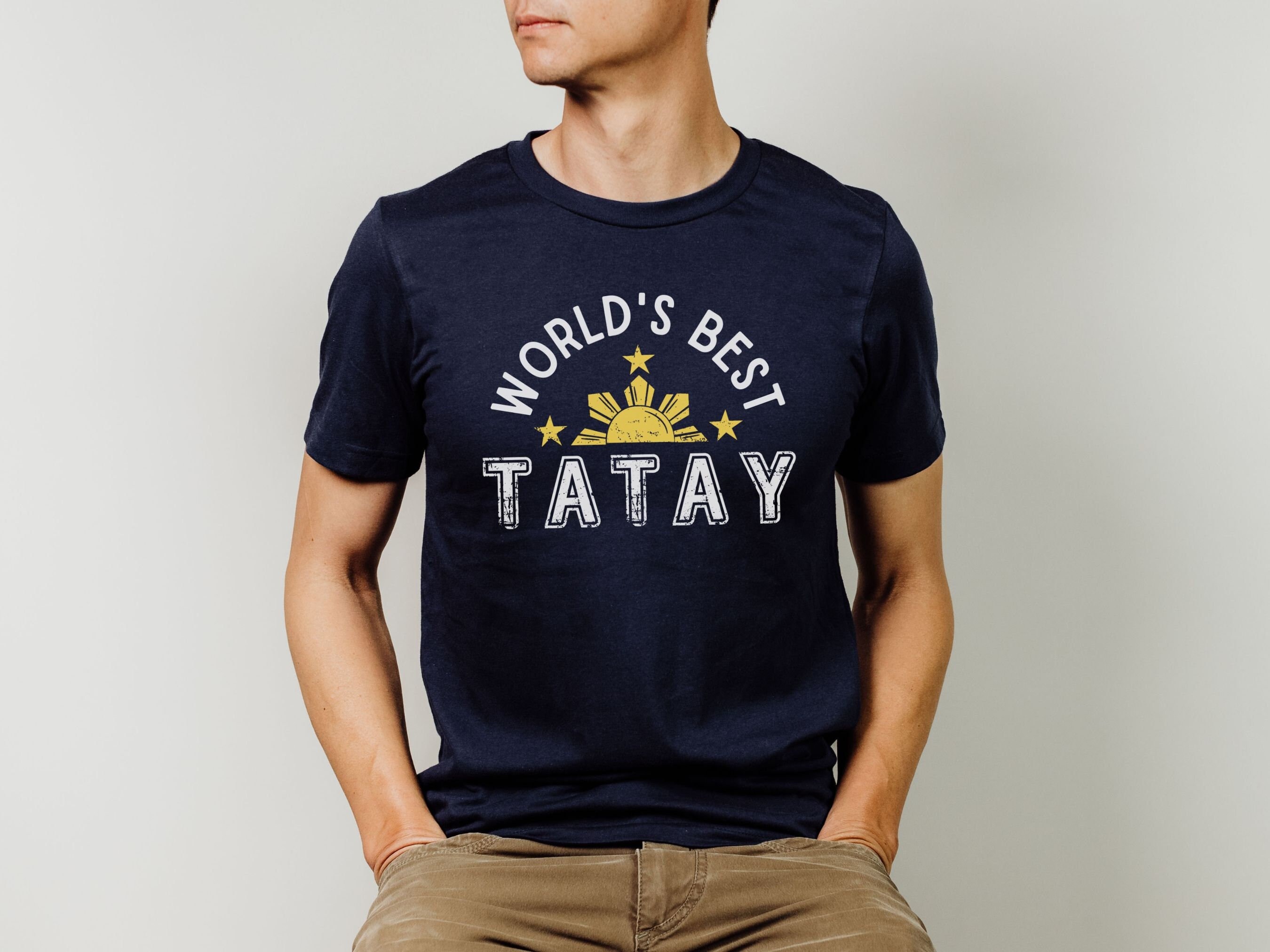 Filipino Shirt Grandfather Lolo Pogi Father's Day Gift Merch