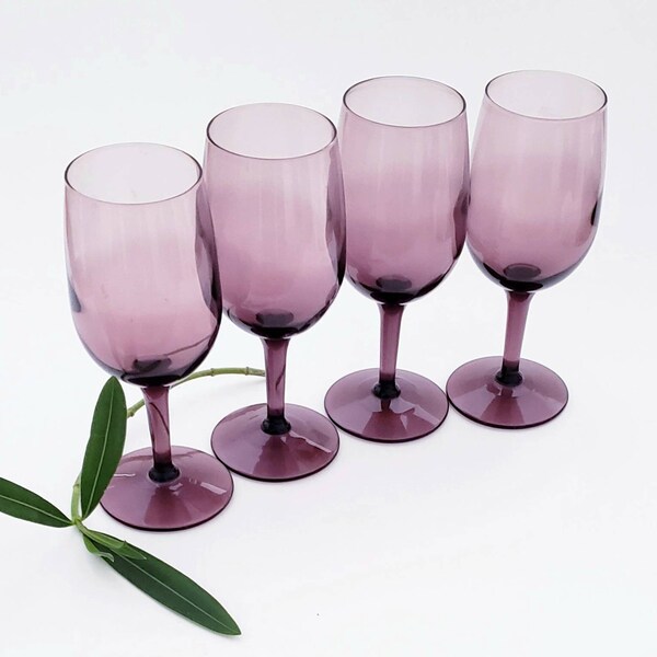 Purple Wedding Glasses Etsy