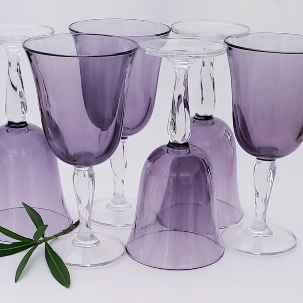 Purple Glassware Etsy