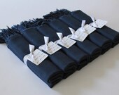 Set of 10 Navy Wedding Shawls, 10 Navy Bridal Shawls, Navy Shawls, Navy Pashminas, Navy Sarong, Navy Wedding Keepsakes, Navy Pashmina Shawls