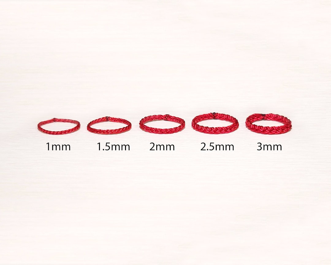 Red Thread Rings Handmade Red Thread Ring: Stackable Koyu Ring, Special Gift - Etsy