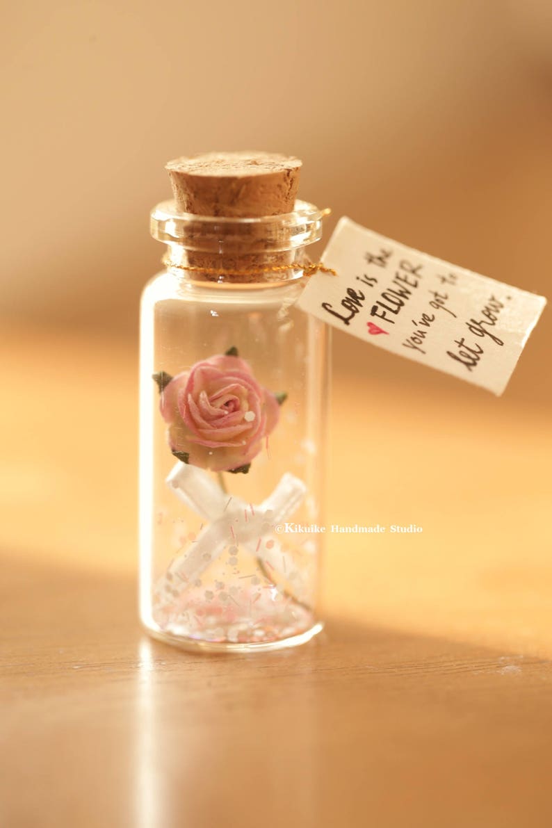 Love is the flower you've got to let growTiny message in Etsy