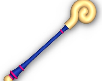 Dark Magician Girl Staff Inspired 3D Model for 3D Printing