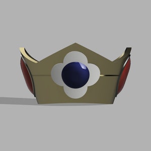Super Mario Inspired Daisy Crown 3D model for 3D printing