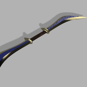 Kid Icarus Inspired Pit Palutena Blade 3D Model for 3D Printing