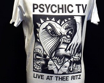 Psychic Tv Live At Thee Ritz T Shirt Etsy