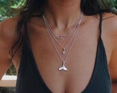 Sterling Silver Wave Necklace, Wave Necklace, Silver Wave Necklace, Mermaid Jewelry, Mermaid, Minimalist Jewellery, beach