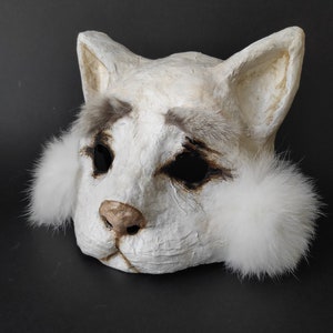Katzenmaske Masquerade Masken für Frauen Masquerade Maske Katzenkostüme Gesichtsmasken Pappmaché-Maske Tiermasken Kostüm Cosplay beste Gesichtsmaske