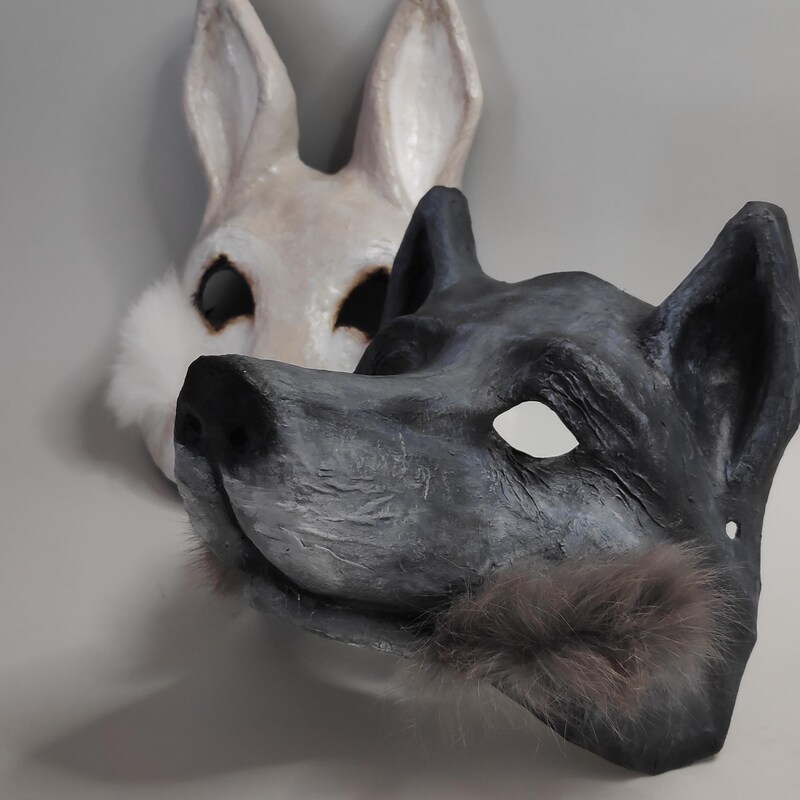 White Rabbit Mask - Etsy