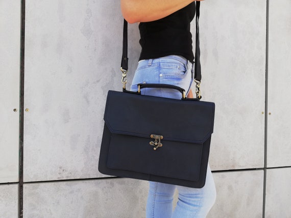 leather bag side