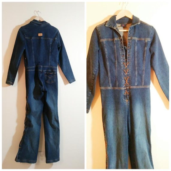 Vintage 90s Jumpsuit / vintage denim jumpsuit / la