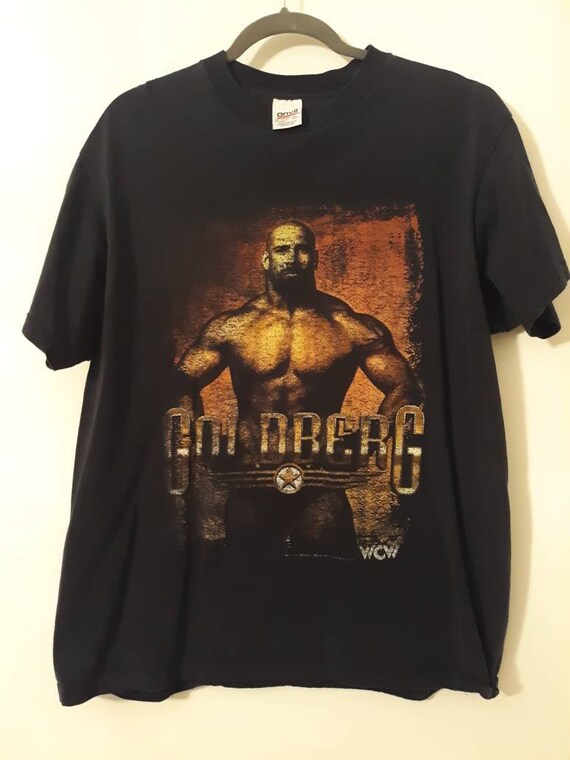 Vintage Goldberg WCW Tshirt / 90s wrestling Tshirt