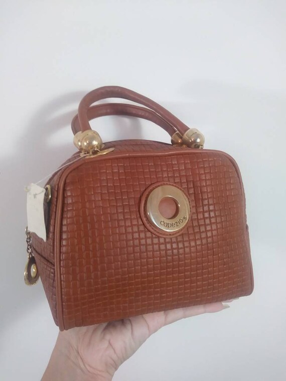 vintage 90s mini purse / vintage Capezio purse /