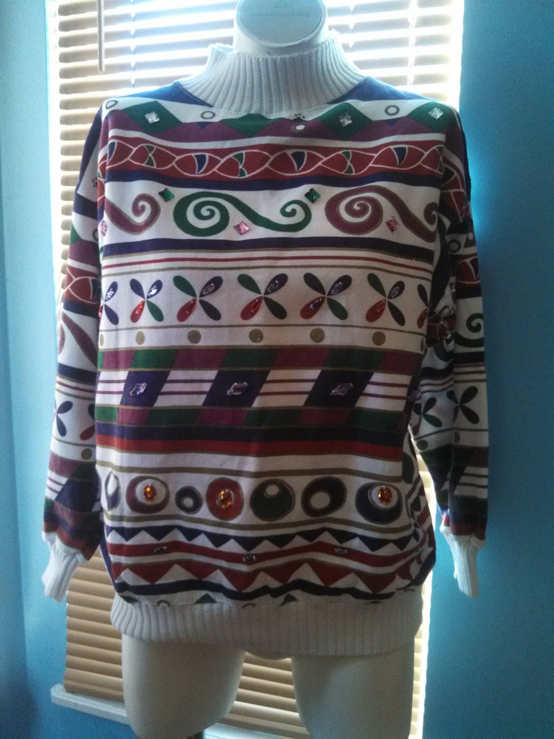 80 s sueur collante Noël chemise / 80 s parée Shirt / sweat Vintage / carnaval de la mode 80 s sueur collante Noël 80 chemise / 80 Noël s parée Shirt / sweat Vintage / carnaval de la mode 8b71f9