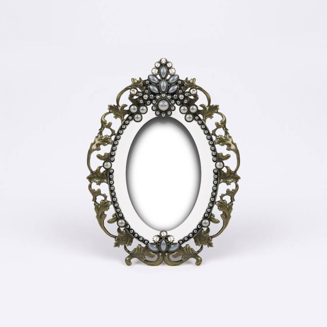 Antique Gold Oval Frame Ornate Acanthus Metal Picture Frame Etsy