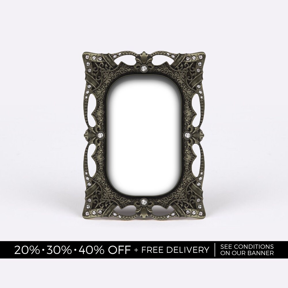 Black metal picture frame — pic 6