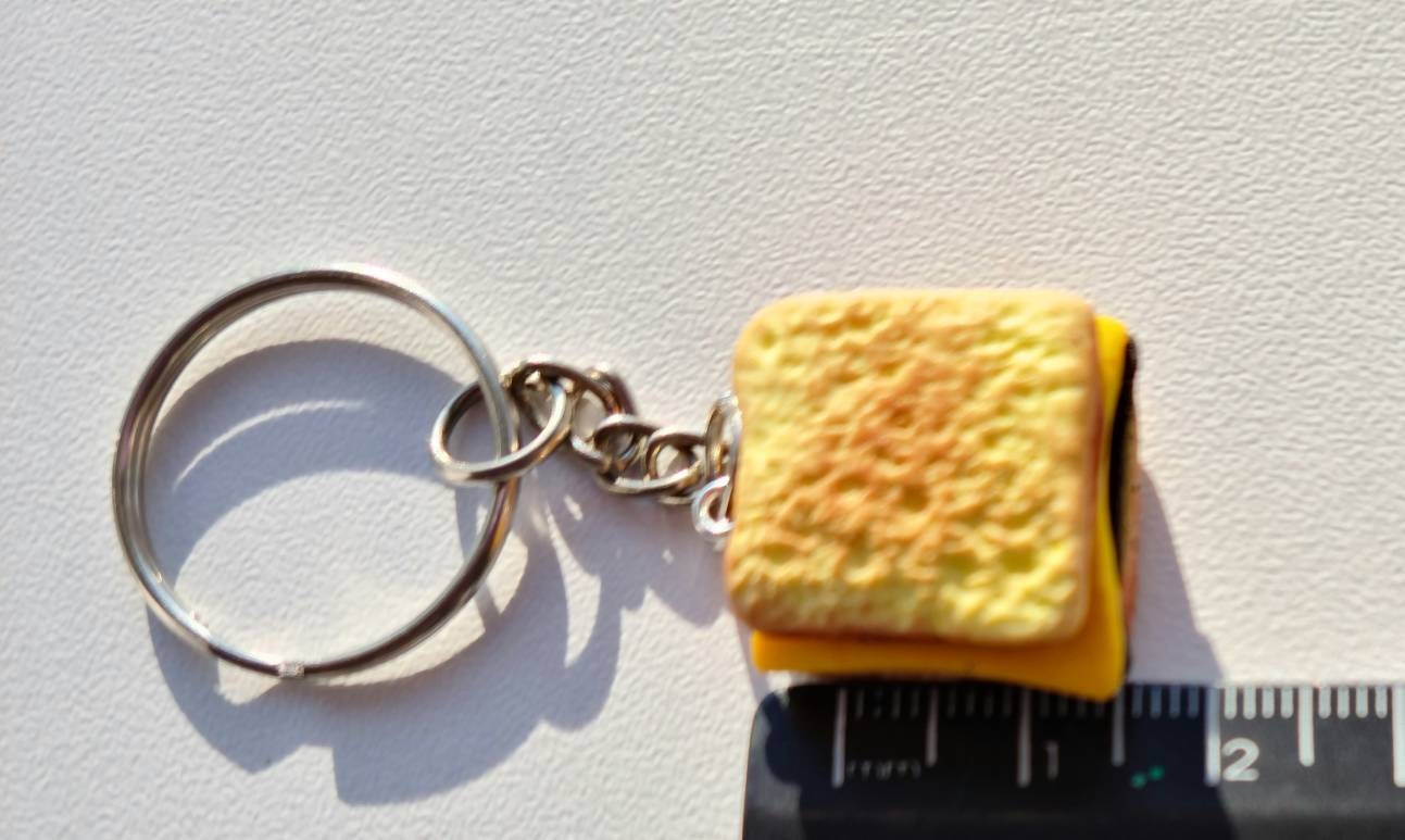 Vegemite Grilled cheese keychain Etsy