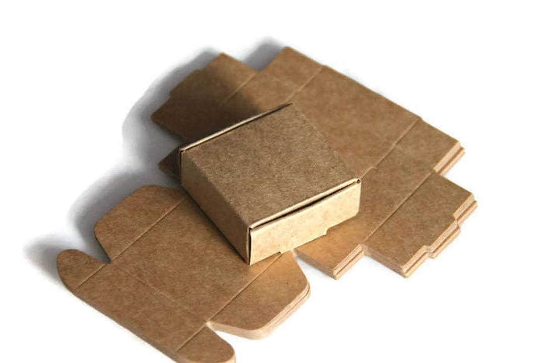 50/100pc Cardboard Mini Box DIY Kraft Paper Box Soap Box Jewelry