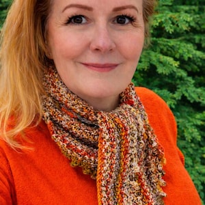 Festival Scarf Knitting Pattern