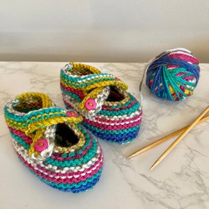 Baby Shoes Knitting Pattern