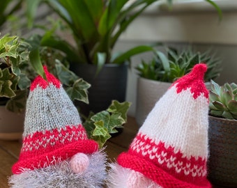 Nordic Scandi Gonk Gnome Chocolate Orange Cover Knitting Pattern
