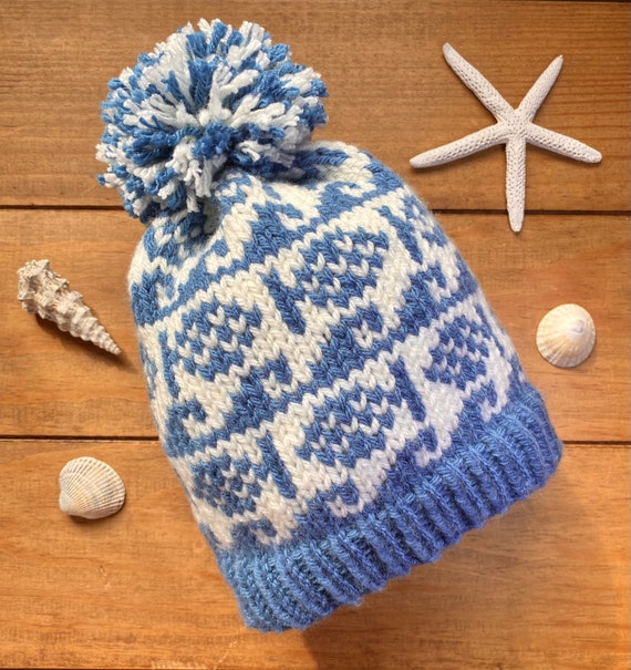 Ladies Shoal of Herring Fish Hat Knitting Pattern - Etsy