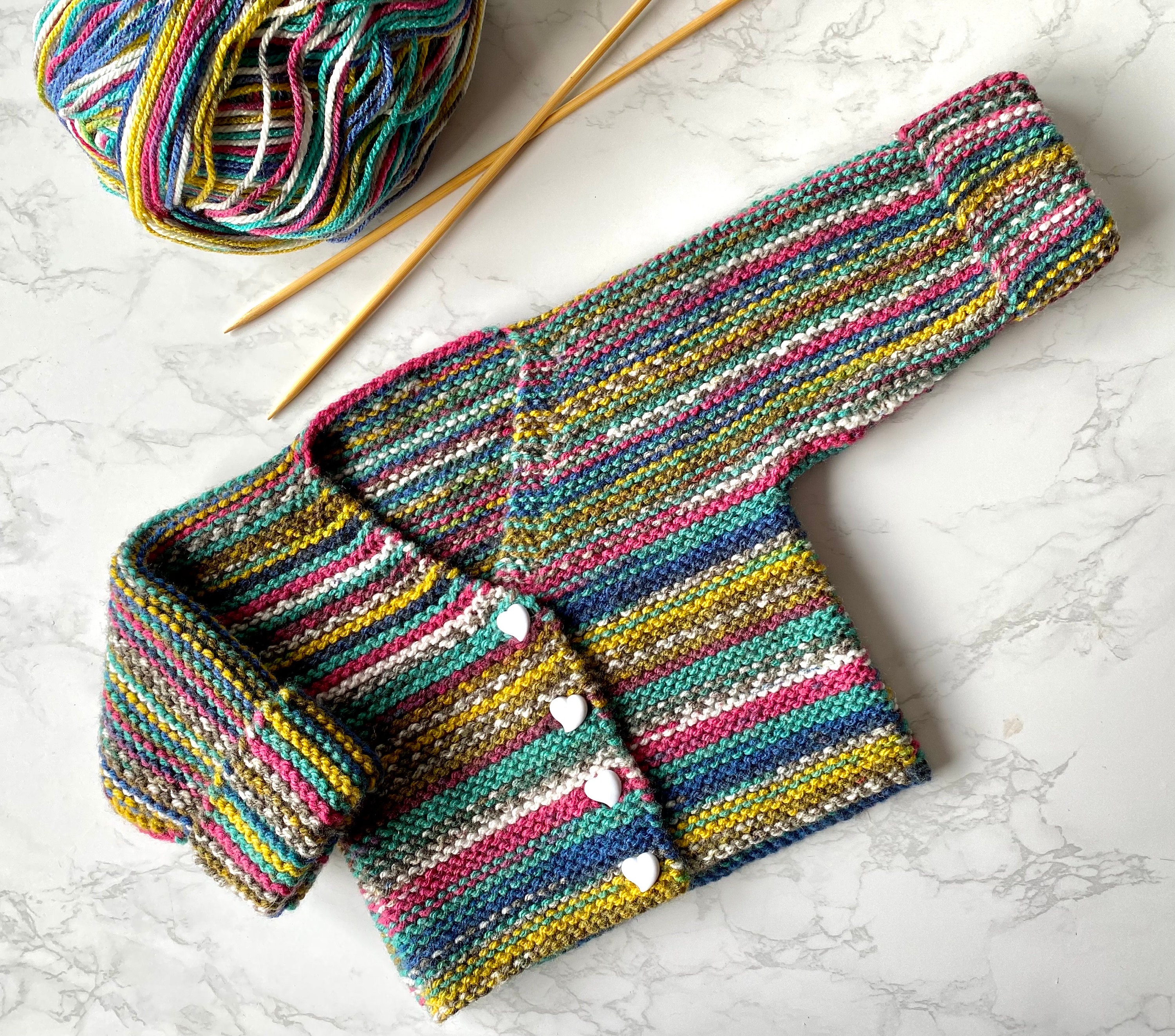 Simple One Piece DK, Aran or Chunky Cardigan Knitting Simple One Piece DK, Aran or Chunky Cardigan Knitting