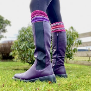 Textured dk Boot Cuffs Leg Warmers Knitting Pattern for Beginners