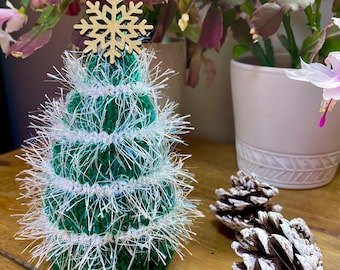 Christmas Tree Chocolate Orange Cover Knitting Pattern