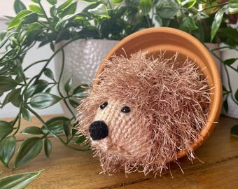 Fyne Hedgehog Chocolate Orange  Toy Knitting Pattern