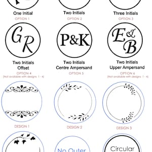 Wax Seal Stamp HEAD ONLY available in 4 sizes 20mm, 22mm, 25mm or 30mm NO handle, wax or pouch image 2