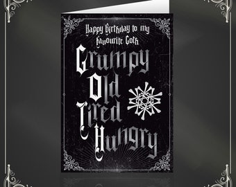 Dark Birthday Cards