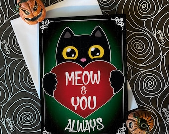 Meow and You Always - Alternative cat love card