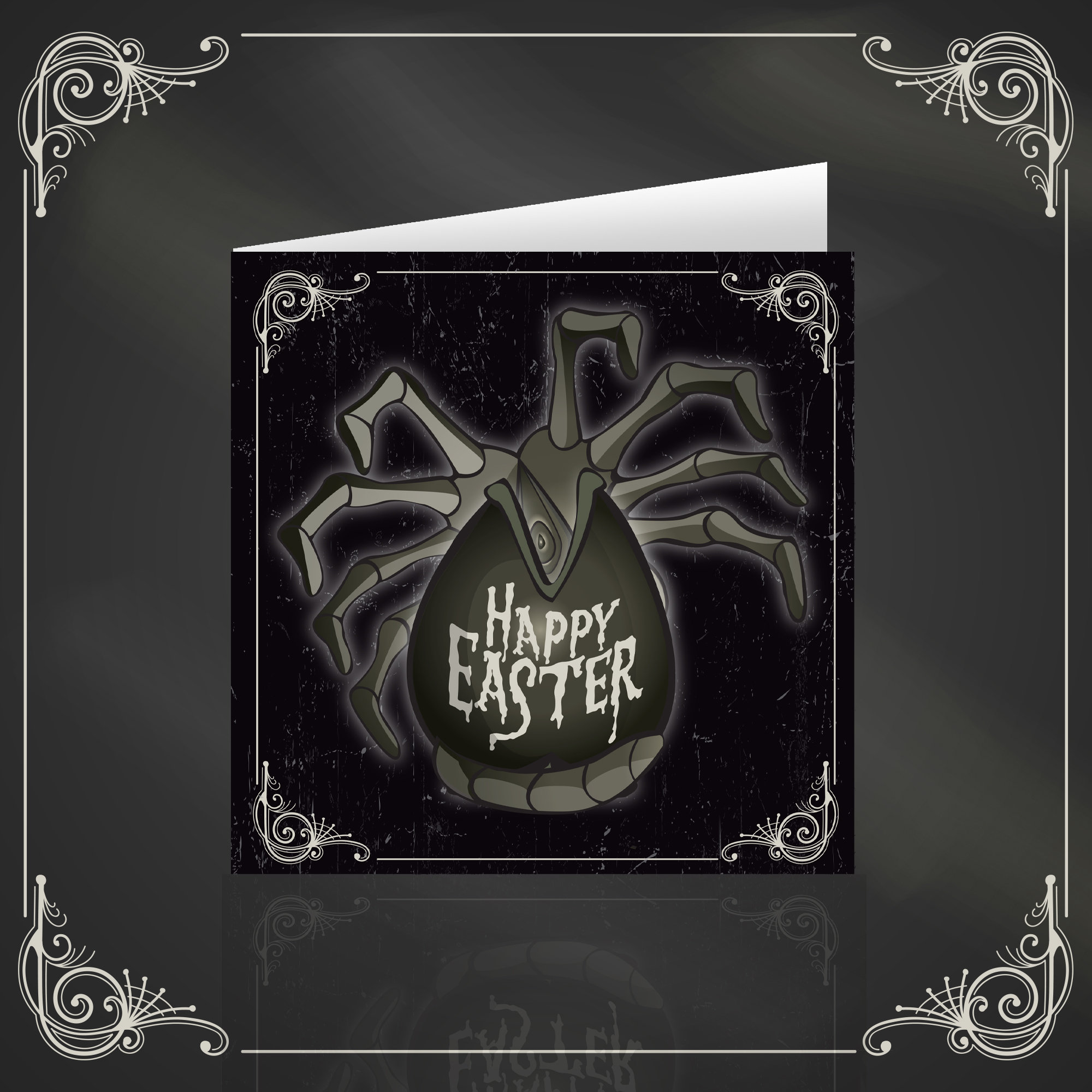 Happy Alien Easter Facehugger Xenomorph Inspired Gothic - Etsy New Zealand
