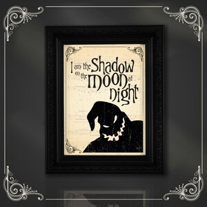 I am the shadow on the moon at night! - 10 x 8 inch Art Print