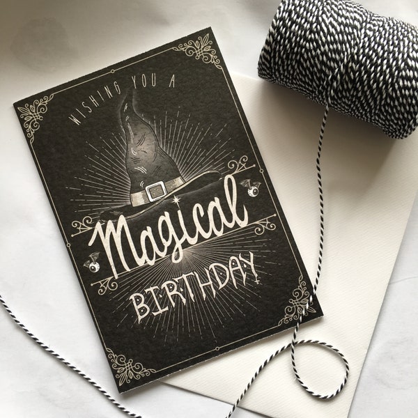 Gothic birthday card Etsy.de
