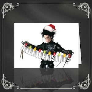 Edward says Merry Christmas - Edward inspired Christmas greetings card