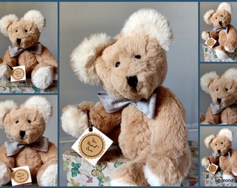 Ours peluche , doudou , ours personnalisable , peluche personnalisable