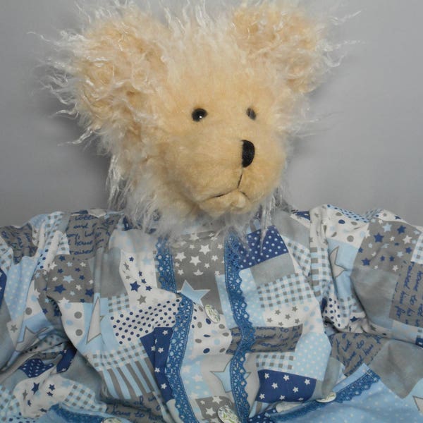 New patchwork pyjama range and plush by a Mond'ours