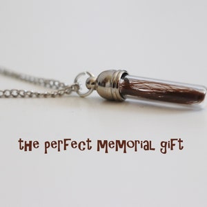 DIY Fillable dainty lock of hair memorial with your pet's fur or human's hair • Personalized pet hair keepsake jewelry • Loss of loved one