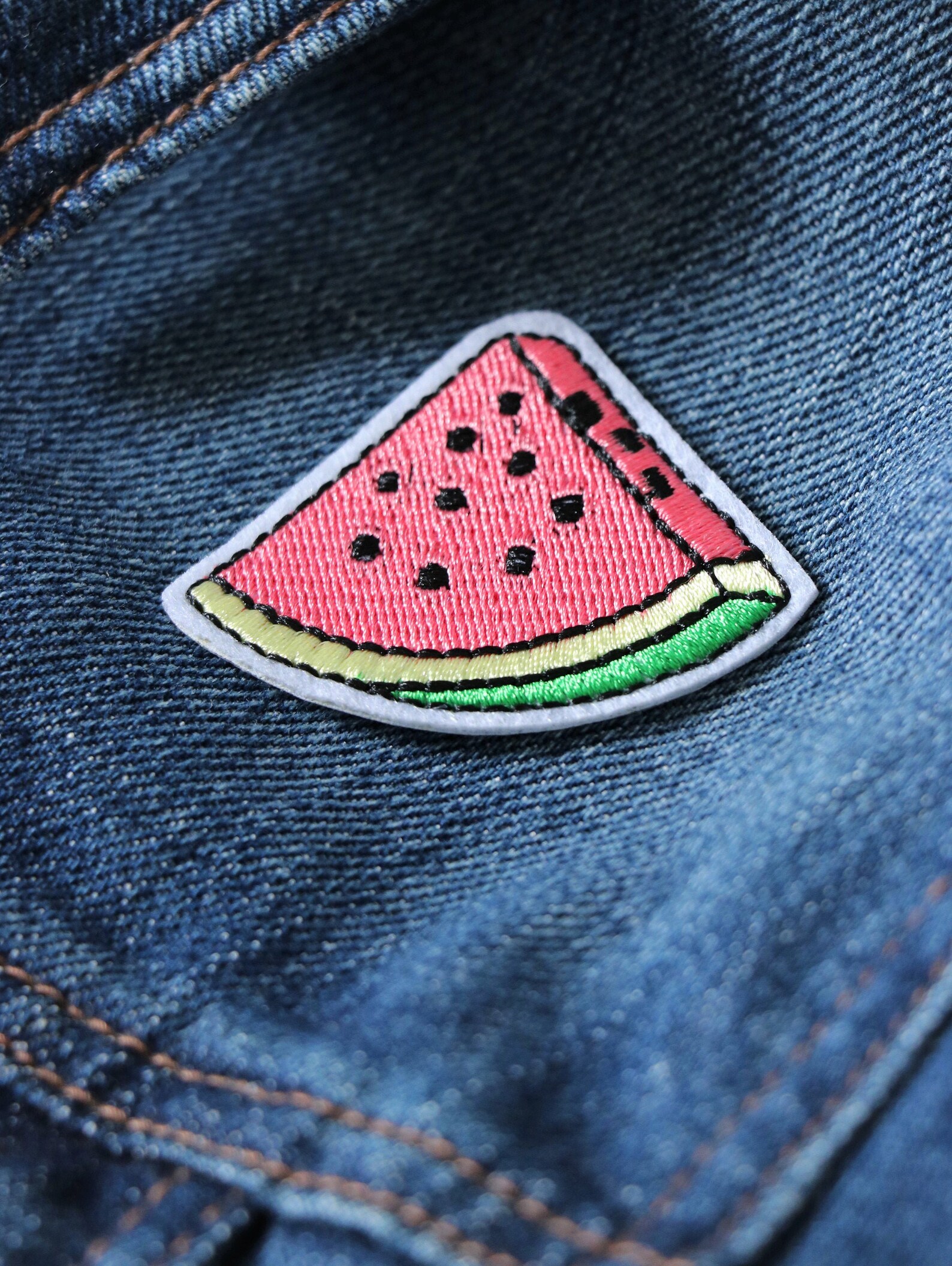 Cute watermelon patch Aesthetic patches iron on no need to Etsy