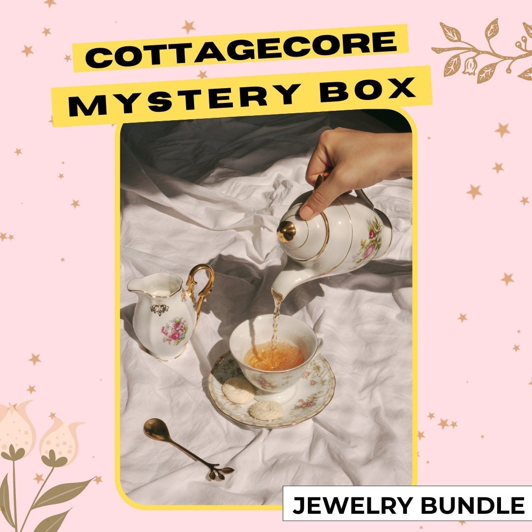 Cottagecore Jewelry Mystery Box vegan Friendly Unique Cottage Core