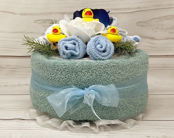 Baby Shower Bath Time Diaper Cake Table Centerpiece-Baby Shower Gift-New Baby Gift-Expecting Mom Gift-New Baby Gift-Pregnant Sister Gift.