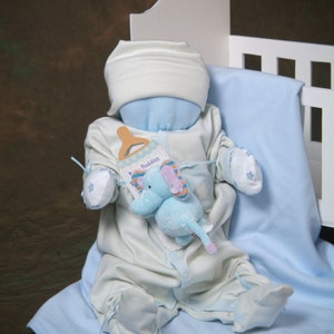 Baby Shower Gift Cuddle Me Babies are babies that are made of all baby items Baby Shower decoration Baby Boy Shower. image 1