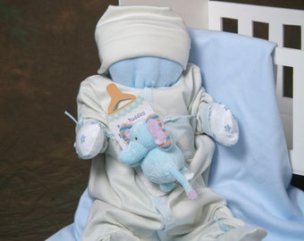 Baby Shower Gift Cuddle Me Babies are babies that are made of all baby items Baby Shower decoration Baby Boy Shower.