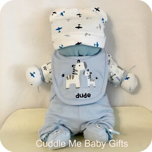 Baby Shower Gift Cuddle Me Babies are babies that are made of all baby items Baby Shower decoration Baby Boy Shower. image 8