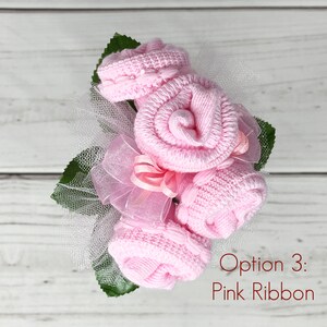 Girl Baby Shower Wrist Corsge-Baby Sock Corsage and Boutonnière-First Time Mom Gift-Baby Shower Pin-Pregnant Sister Gift-Expecting Mom Gift.