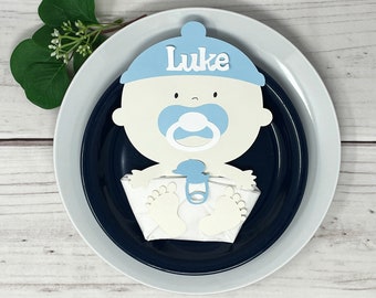 Personalized Baby Boy Baby Shower Napkins-Baby Shower Decorations-Paper Napkins-Custom Napkins-Personalized Napkins-Baby Shower Brunch.